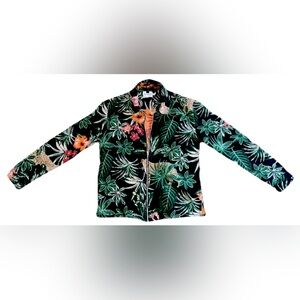 Topman floral shirt jacket sz M